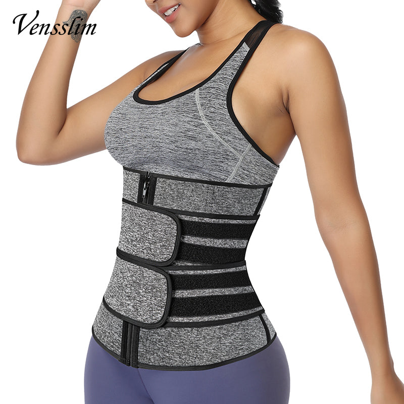 Cintura Trainer Corset Trimmer Belt para Mulheres Perda de Peso Suor Strap Body Shaper Belly Cincher Sports Girdle Fat Burner Band