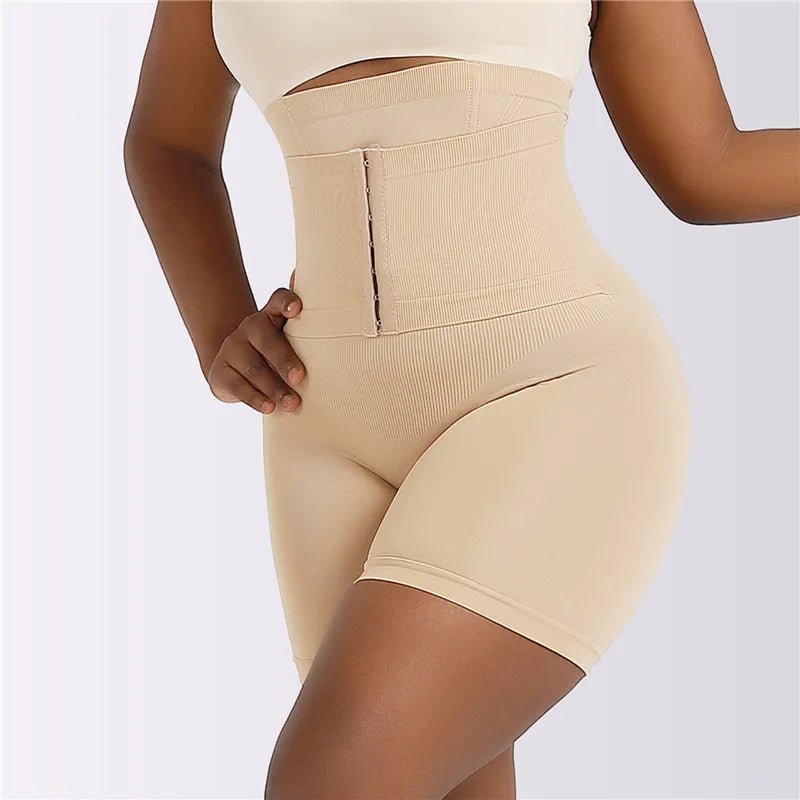 Modelador para mulheres, controle de barriga, modelador corporal, shorts com gancho, levantador de bumbum, calcinha de cintura alta, calcinha emagrecedora