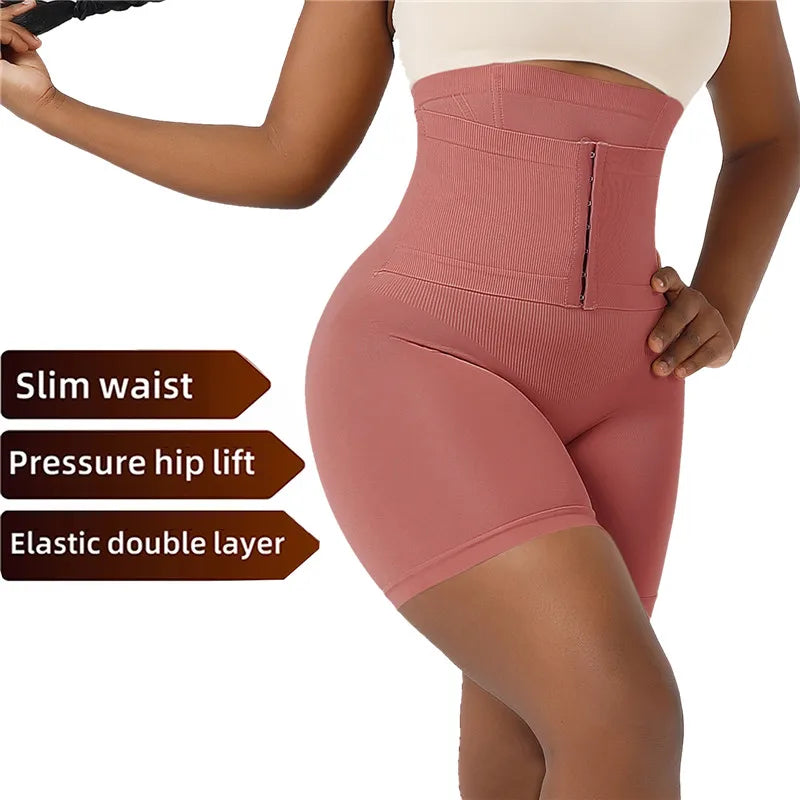 Modelador para mulheres, controle de barriga, modelador corporal, shorts com gancho, levantador de bumbum, calcinha de cintura alta, calcinha emagrecedora