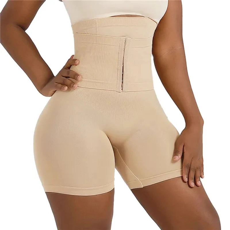 Modelador para mulheres, controle de barriga, modelador corporal, shorts com gancho, levantador de bumbum, calcinha de cintura alta, calcinha emagrecedora