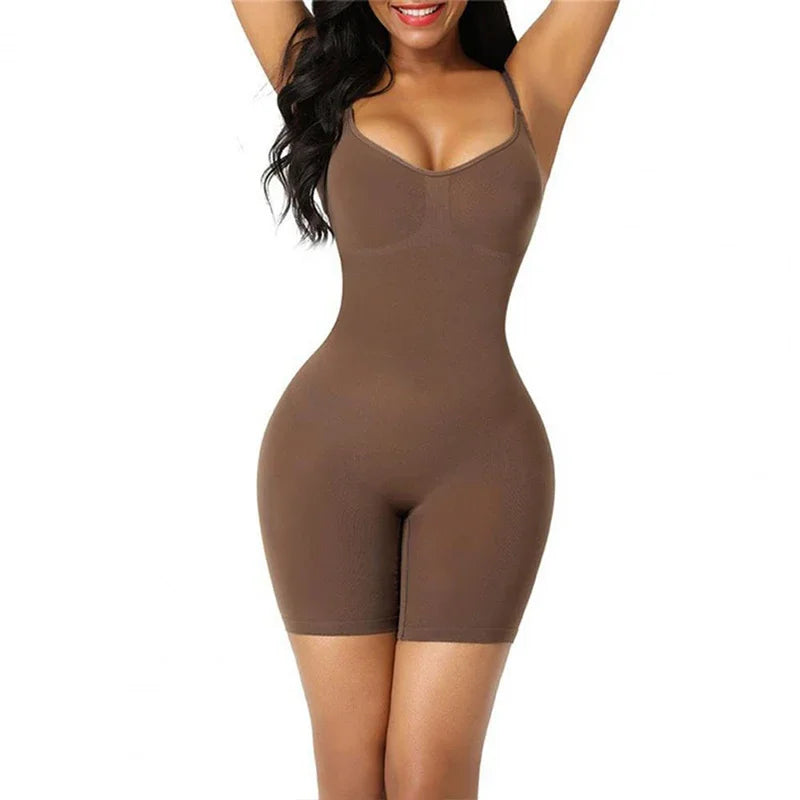 Body Shapewear Feminino Modelador de Corpo Inteiro Controle de Barriga Bainha Emagrecedora Levantador de Bumbum Push Up Coxa Mais Fino Abdômen Modeladores Corset