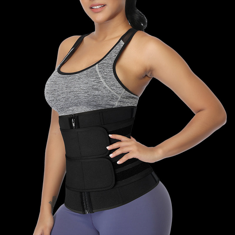 Cintura Trainer Corset Trimmer Belt para Mulheres Perda de Peso Suor Strap Body Shaper Belly Cincher Sports Girdle Fat Burner Band